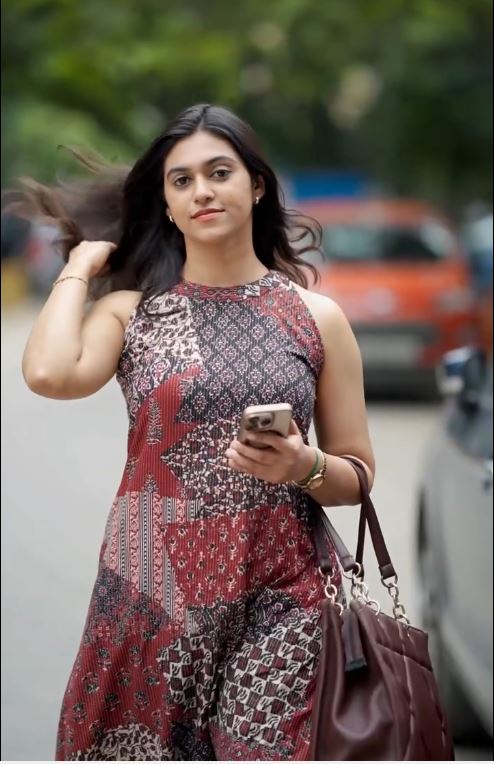 Indigo Patchwork Kurti & Pant Set