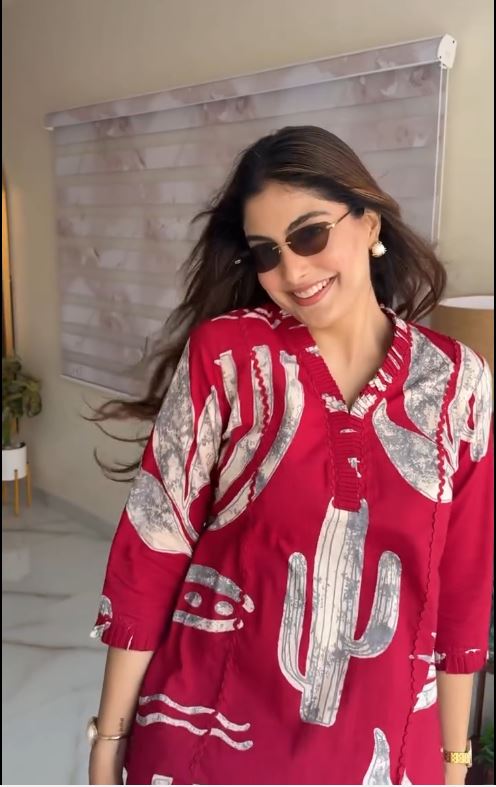 Desert Cactus Kurti & Pant Set