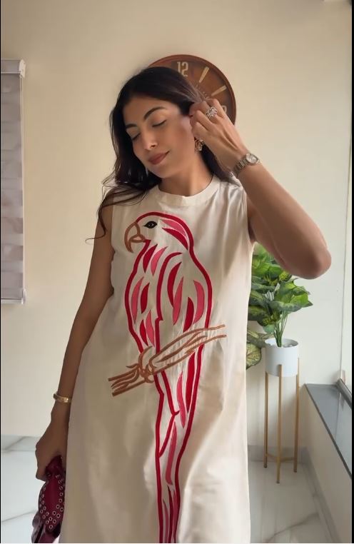 Scarlet Parrot Kurti & Pant Set