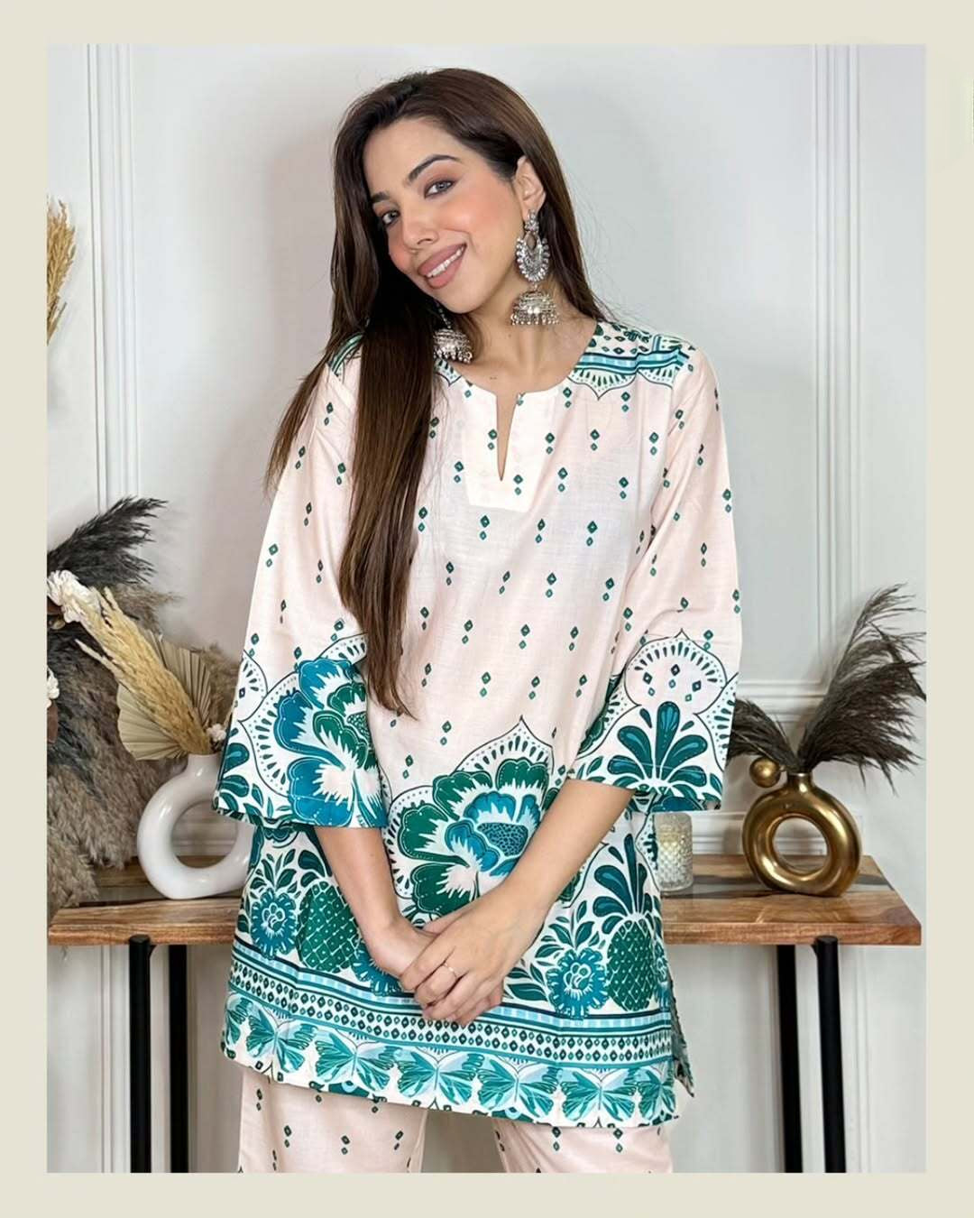 Blue Taj Co-Ord Set