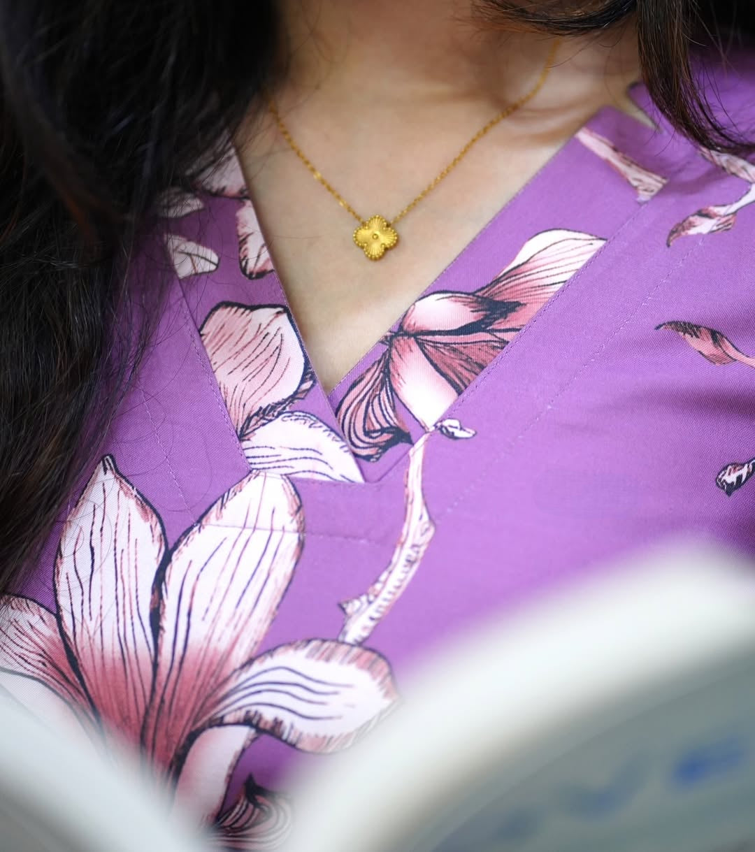 Bloom & Bold Tussar Cotton Kurti with Pant Set