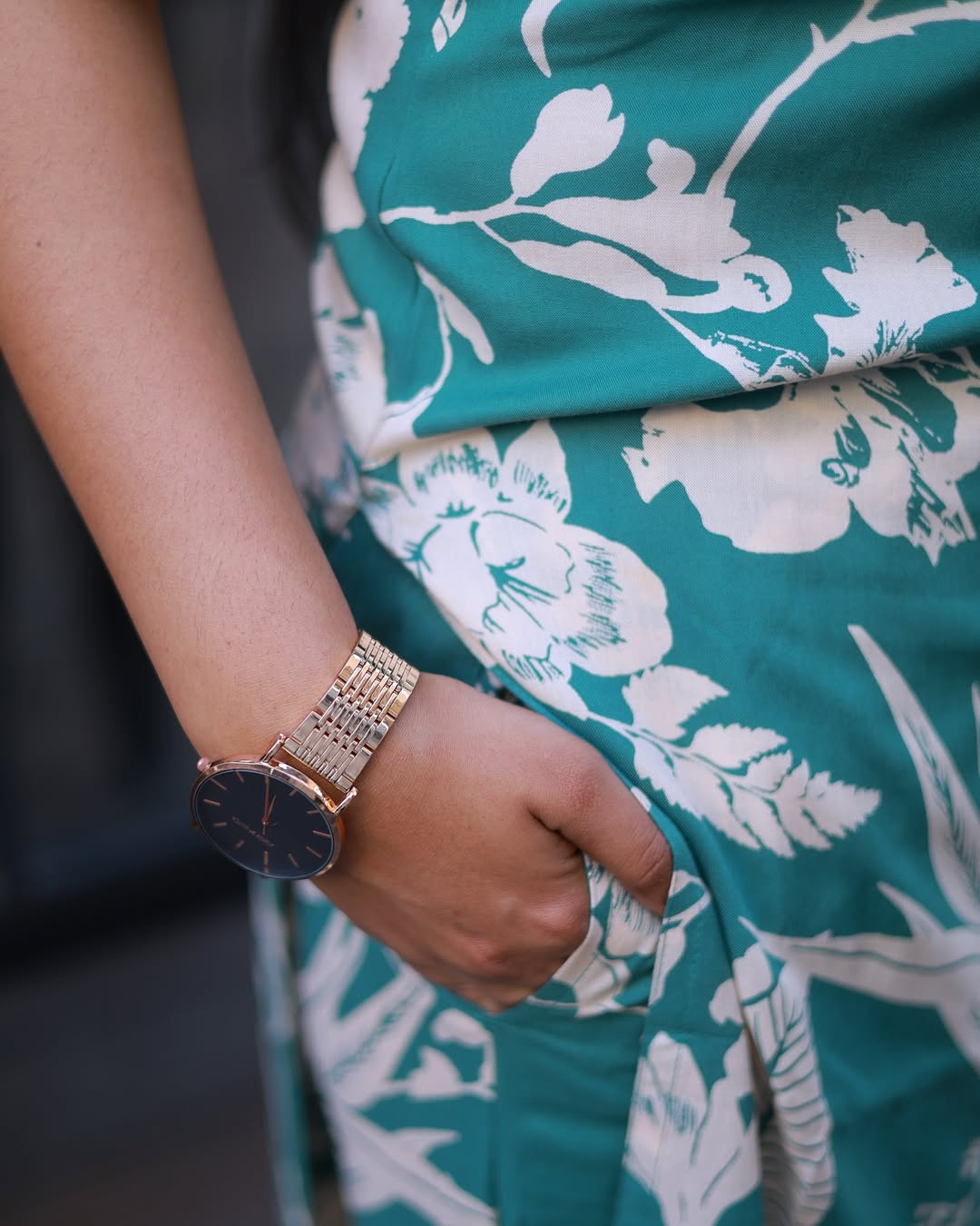 Green Floral Cotton Co-ord Set