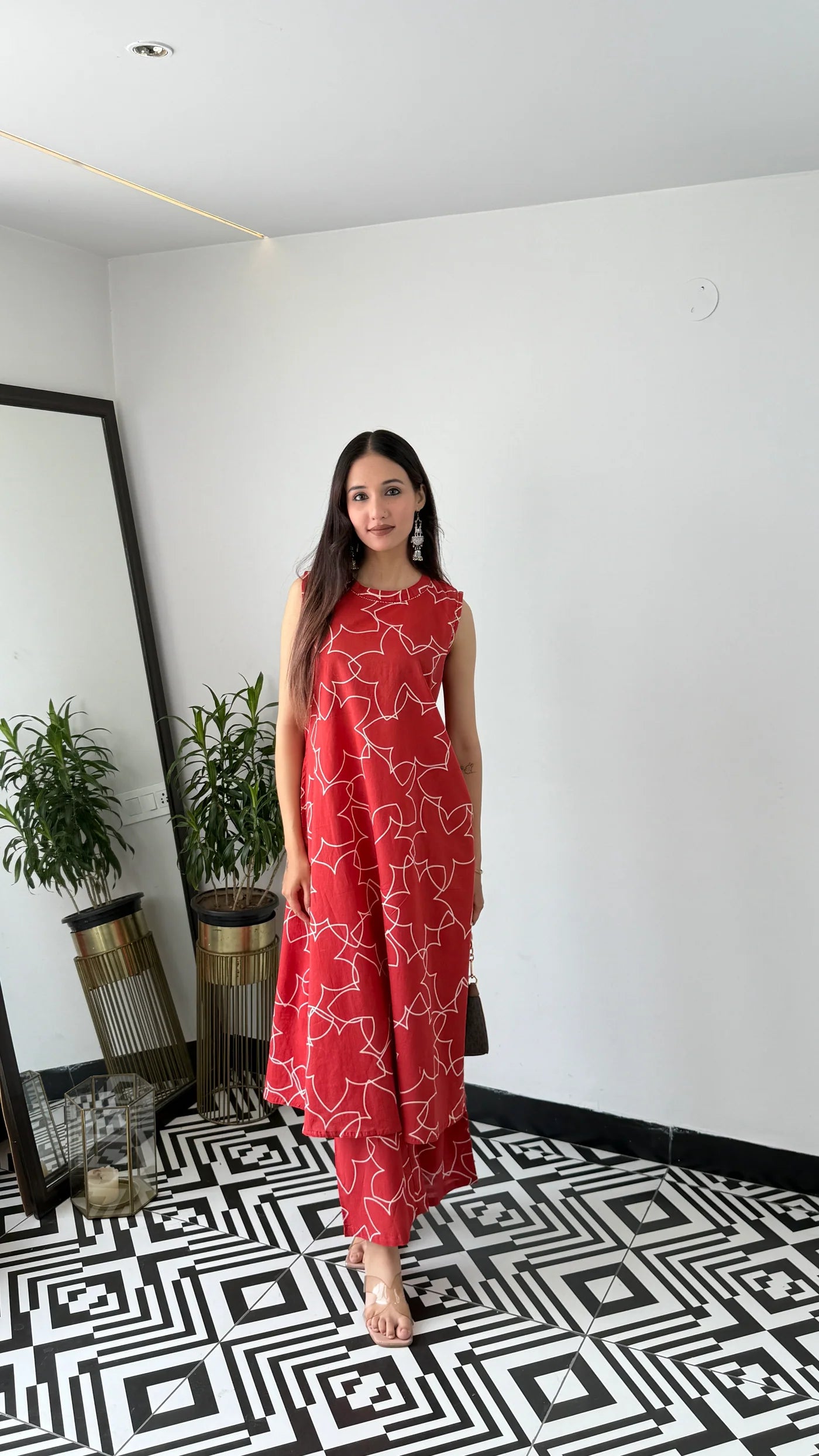 Star Sleeveless kurta Pants